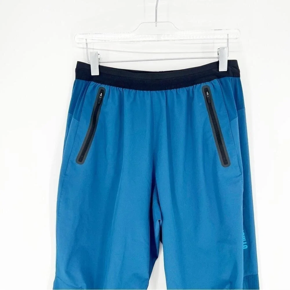 Gymshark Hybrid Woven Pull On Joggers M Blue